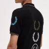 Polo pour homme à imprimé graphique