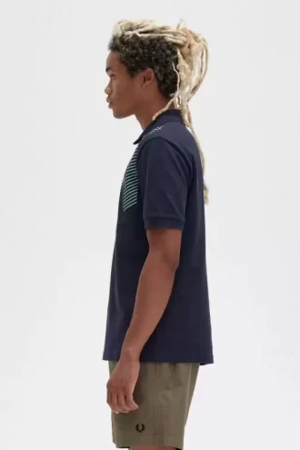 Polo à rayures pour homme