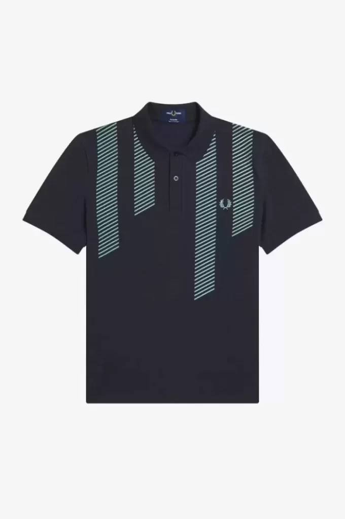 Polo à rayures pour homme
