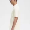 Polo texturé à col zippé pour homme