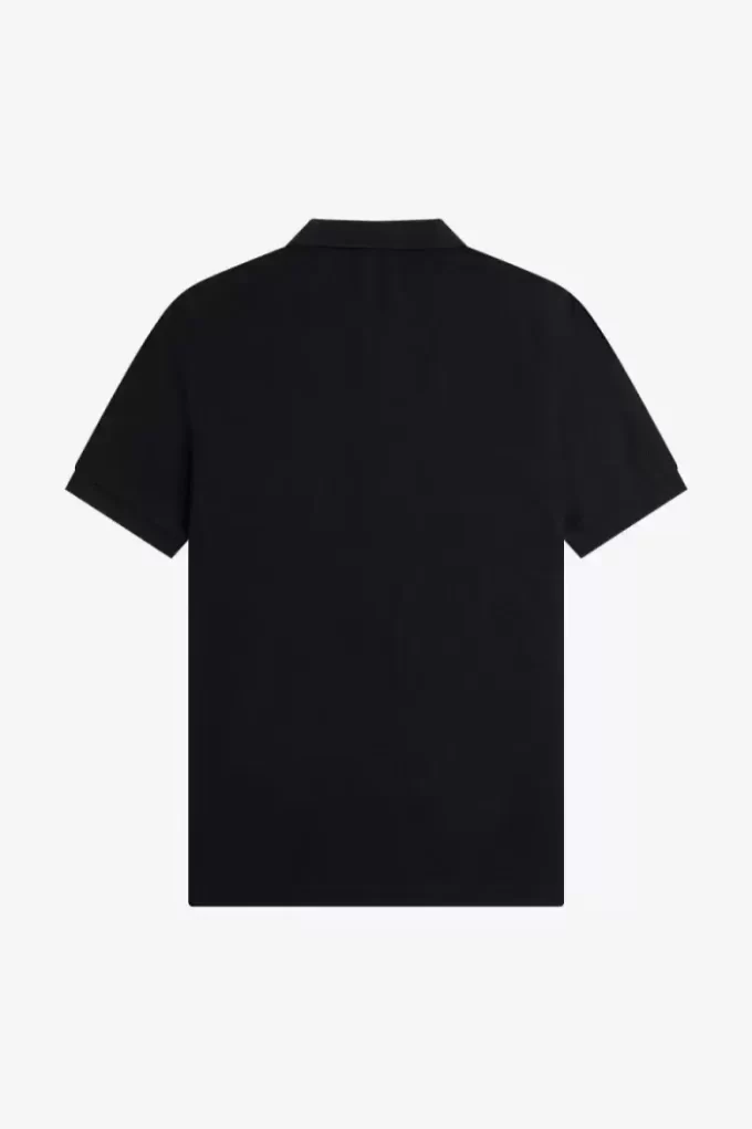 Polo texturé à col zippé pour homme