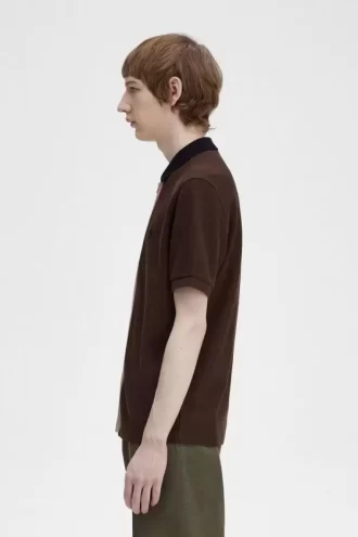 Polo zippé pour homme