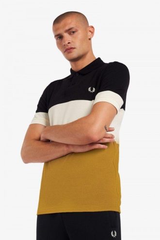 Polos à blocs de couleurs