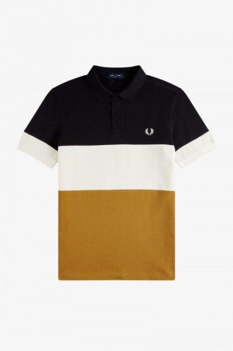 Polos à blocs de couleurs