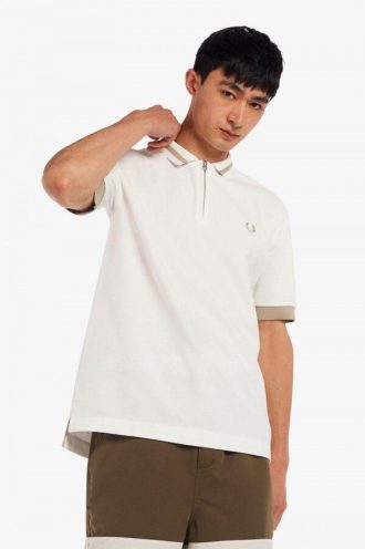 Polos à col zippé