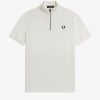 Polos à col zippé et manches raglan