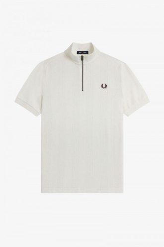 Polos à col zippé et manches raglan