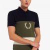 Polos imprimés à blocs de couleurs