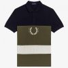 Polos imprimés à blocs de couleurs