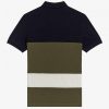 Polos imprimés à blocs de couleurs