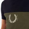 Polos imprimés à blocs de couleurs