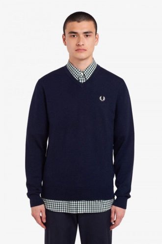 Pull classique à col en V