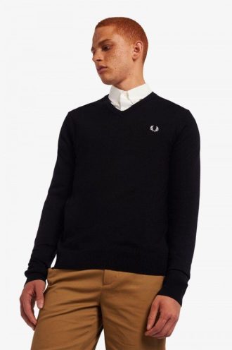 Pull classique à col en V