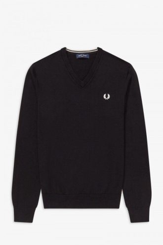 Pull classique à col en V