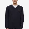 Pull classique à col en V pour homme