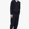 Pull classique à col en V pour homme