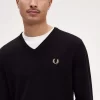 Pull classique à col en V pour homme