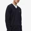 Pull classique à col en V pour homme