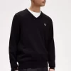 Pull classique à col en V pour homme