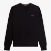 Pull classique à col en V pour homme