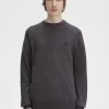 Pull classique à col ras du cou pour homme