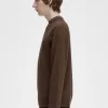 Pull classique à col ras du cou pour homme
