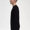 Pull classique à col ras du cou pour homme
