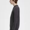 Pull classique à col ras du cou pour homme