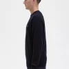 Pull classique à col ras du cou pour homme