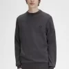 Pull classique à col ras du cou pour homme