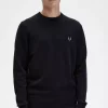 Pull classique à col ras du cou pour homme