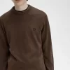 Pull classique à col ras du cou pour homme