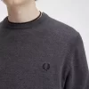 Pull classique à col ras du cou pour homme