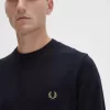 Pull classique à col ras du cou pour homme