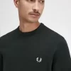 Pull classique à col ras du cou pour homme