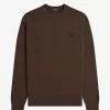Pull classique à col ras du cou pour homme