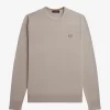 Pull classique à col ras du cou pour homme