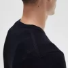Pull classique à col ras du cou pour homme