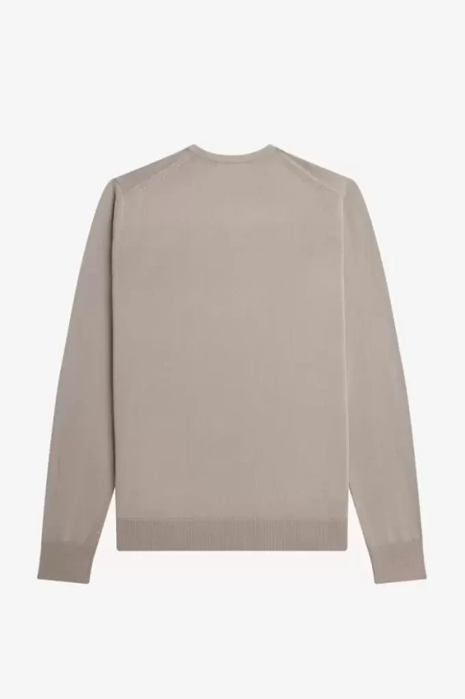 Pull classique à col ras du cou pour homme
