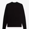 Pull classique à col ras du cou pour homme