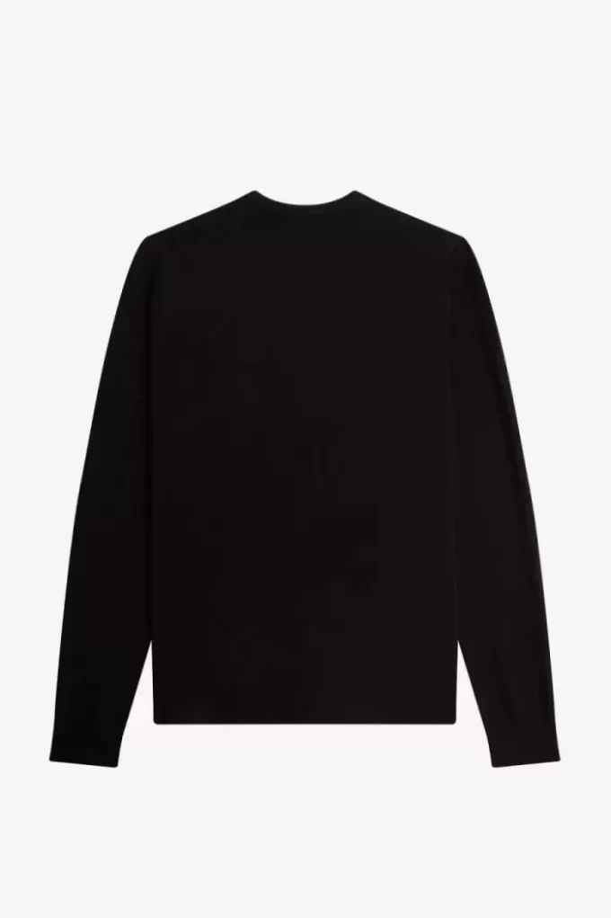 Pull classique à col ras du cou pour homme