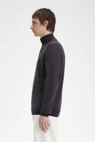 Pull classique à demi-zip pour homme