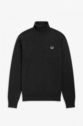 Pull col roulé en tricot