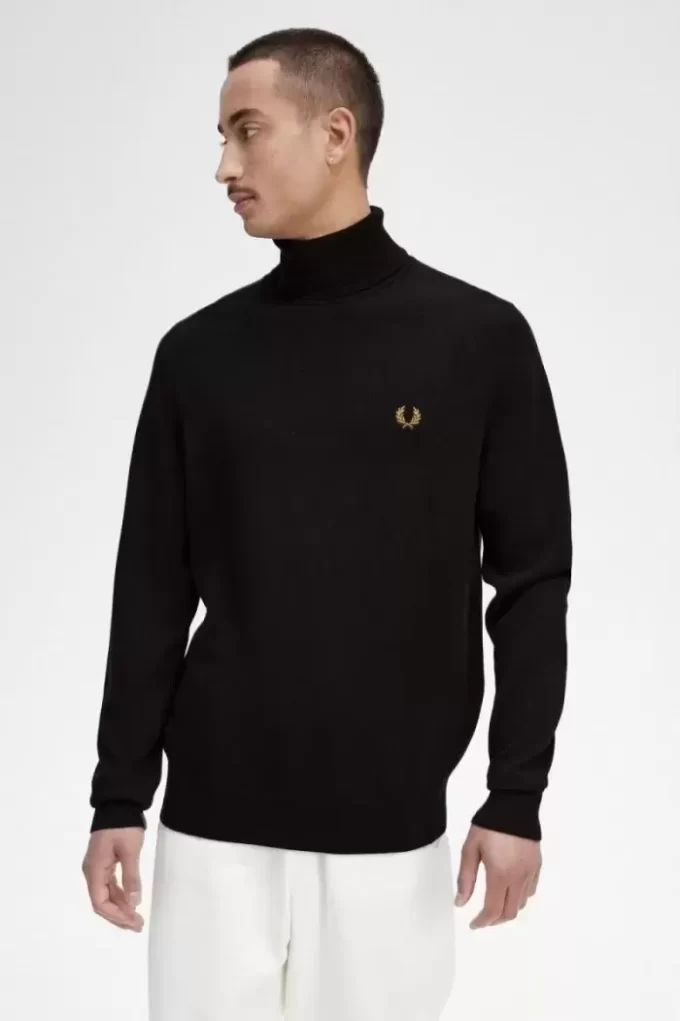 Pull col roulé pour homme