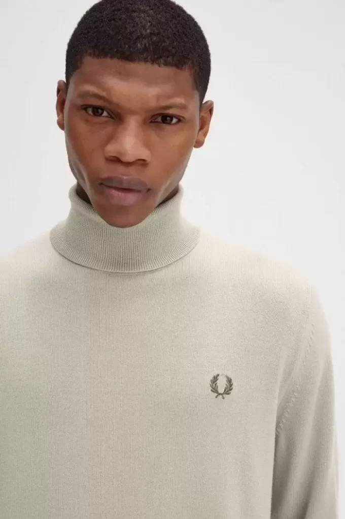 Pull col roulé pour homme
