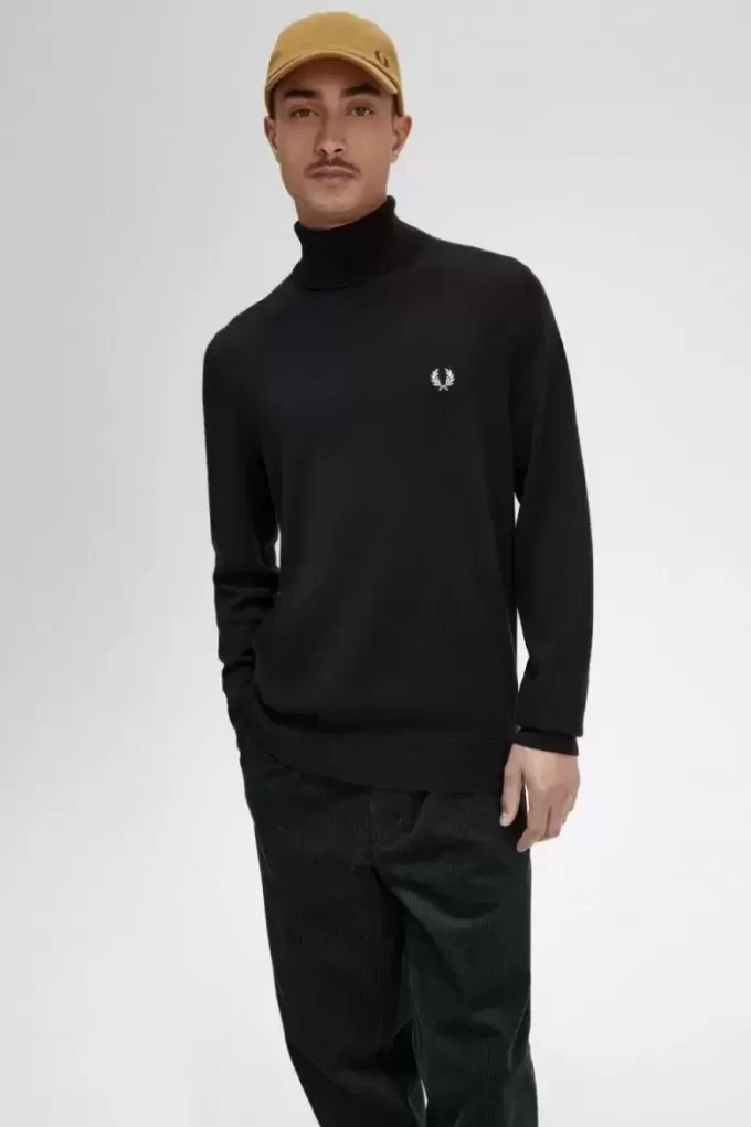 Pull col roulé pour homme