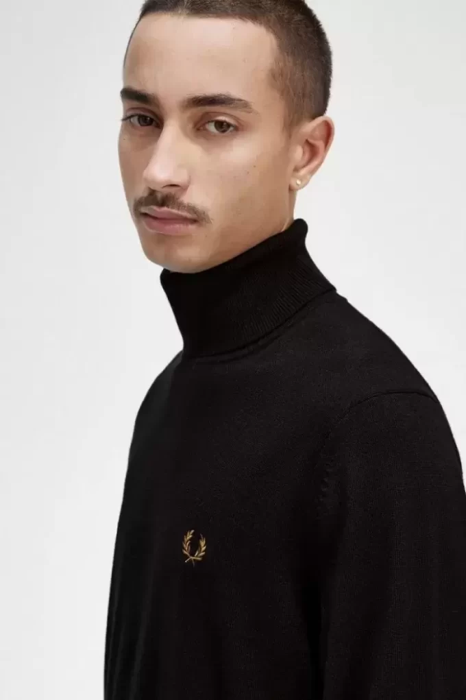 Pull col roulé pour homme