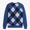 Pull col V en laine d&rsquo;agneau Argyle pour homme