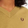 Pull col V en maille