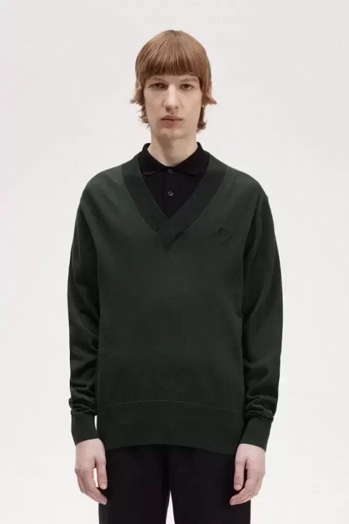 Pull col V pour homme